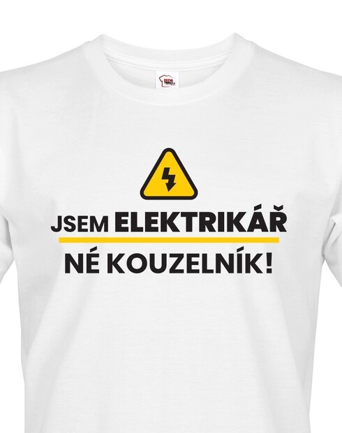 Pánske tričko Som elektrikár
