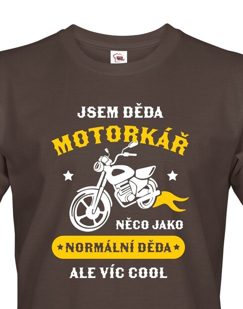 Pánske tričko Dedko motorkár