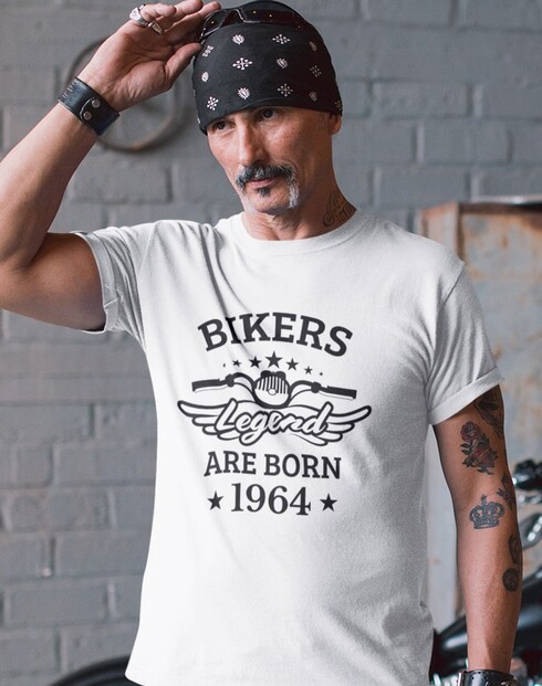 Pánske tričko Bikers Legend Are Born
