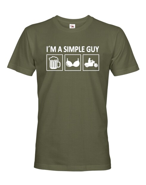 Pánske tričko Iam Simple Guy