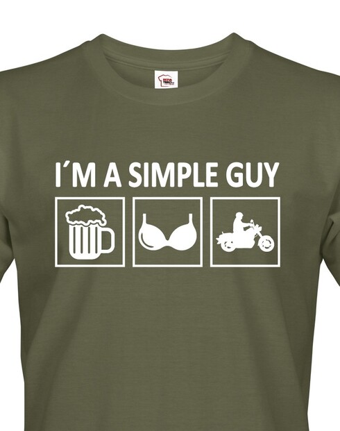 Pánske tričko Iam Simple Guy
