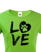 Dámske tričko Dog Love
