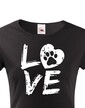 Dámske tričko Dog Love
