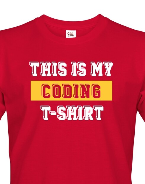 Pánske tričko This is my Coding Tshirt