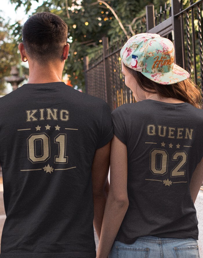 Párové tričká King a Queen
