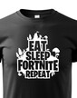 Detské tričko Eat Sleep Fortnite Repeat