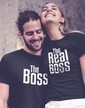 Párové tričká The Boss a The Real Boss