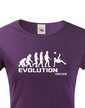 Dámske tričko evolúcia futbalu