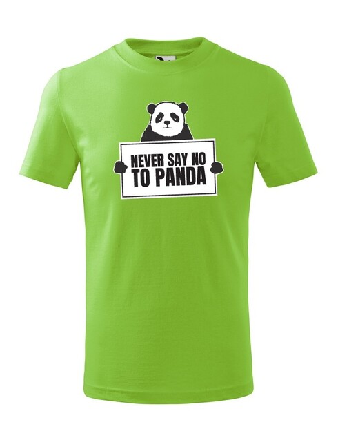 Dětské tričko Never say no to Panda