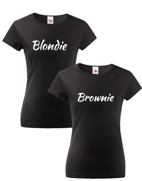 Dámske tričká Blondie a Brownie