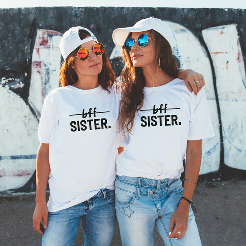 Dámske tričká Best Friends Sister