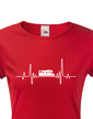 Dámské tričko Srdečný tep Karavan