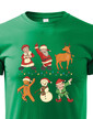 Detské tričko Vianočné postavičky