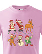 Detské tričko Vianočné postavičky