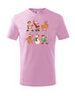 Detské tričko Vianočné postavičky