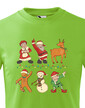 Detské tričko Vianočné postavičky
