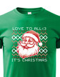 Detské tričko Vianočný Santa