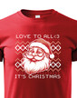 Detské tričko Vianočný Santa