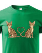 Detské tričko Mačacie dvojičky