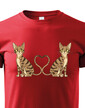 Detské tričko Mačacie dvojičky