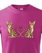 Detské tričko Mačacie dvojičky