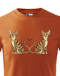 Detské tričko Mačacie dvojičky