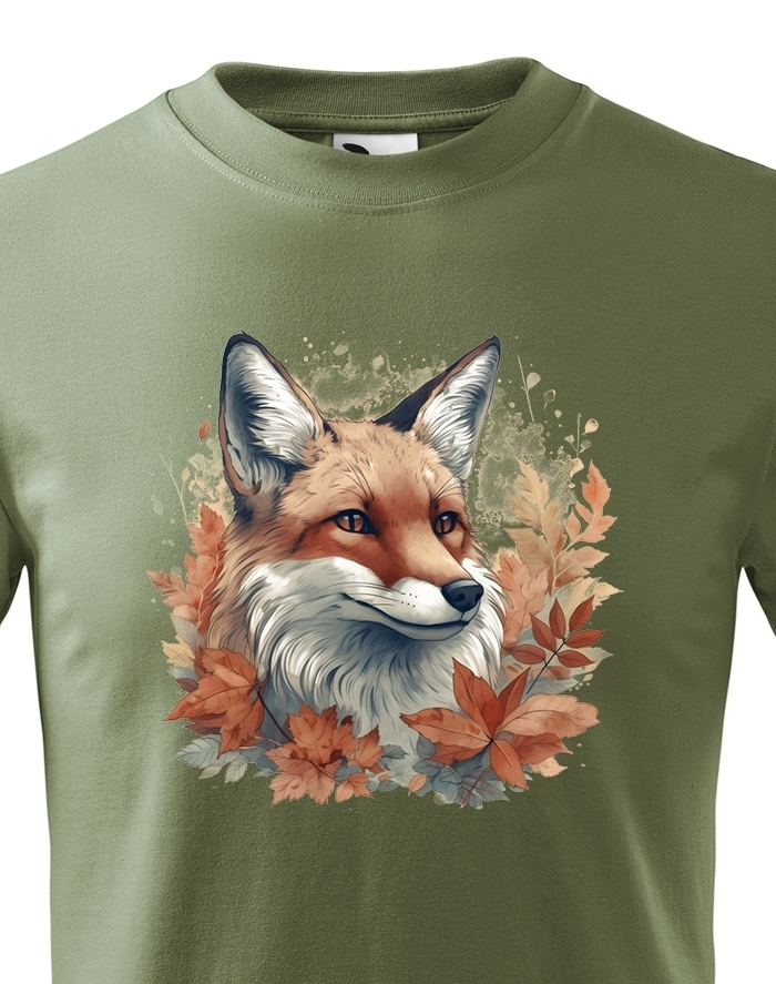 Detské tričko Líška jeseň
