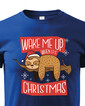 Detské tričko Zobuďte ma až ked budú Vianoce