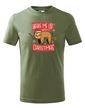 Detské tričko Zobuďte ma až ked budú Vianoce