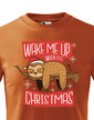 Detské tričko Zobuďte ma až ked budú Vianoce
