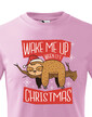 Detské tričko Zobuďte ma až ked budú Vianoce