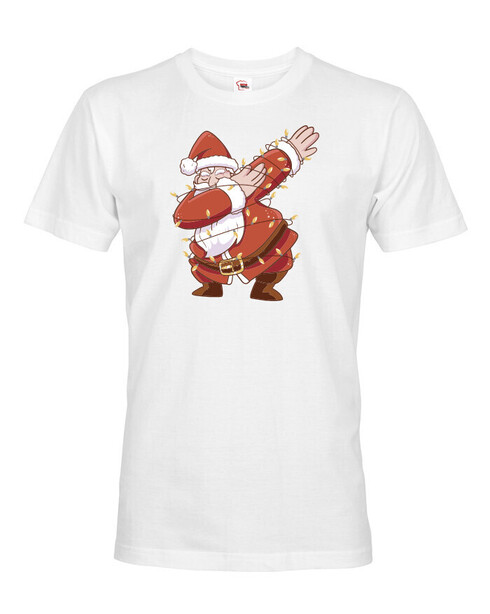 Pánské tričko Santa a svetielka
