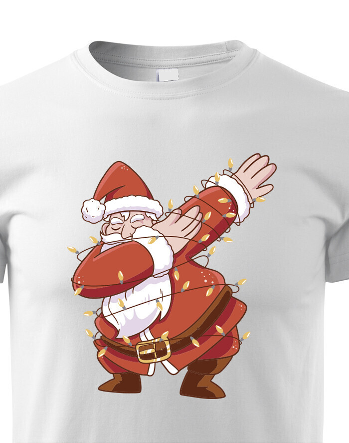 Detské tričko Santa a svetielka