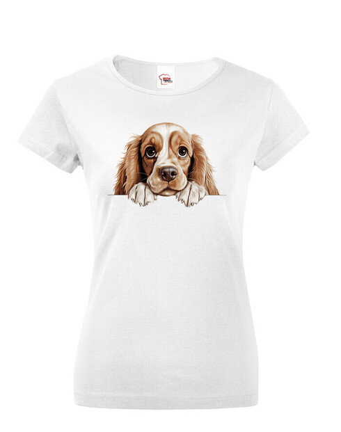 Dámské tričko Americký kokeršpaniel