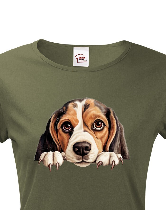 Dámské tričko Bígl