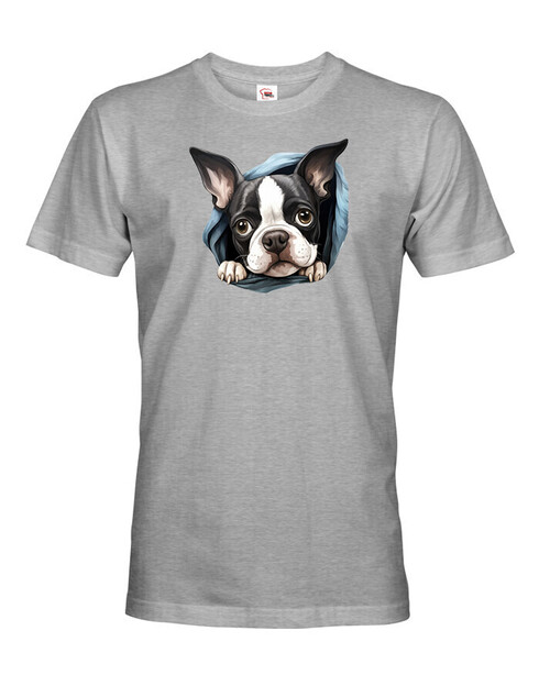 Pánské tričko Bostonský teriér