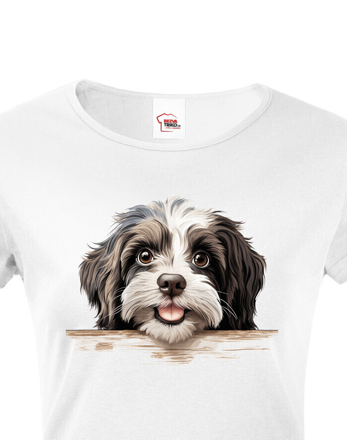 Dámské tričko Havanský psík