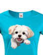 Dámské tričko Maltézsky psík