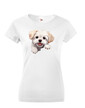 Dámské tričko Maltézsky psík
