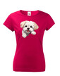 Dámské tričko Maltézsky psík