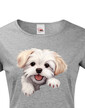 Dámské tričko Maltézsky psík