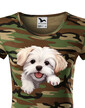 Dámské tričko Maltézsky psík