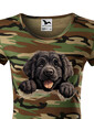 Dámské tričko Novofundlandský pes
