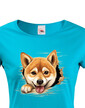 Dámské tričko Šiba inu