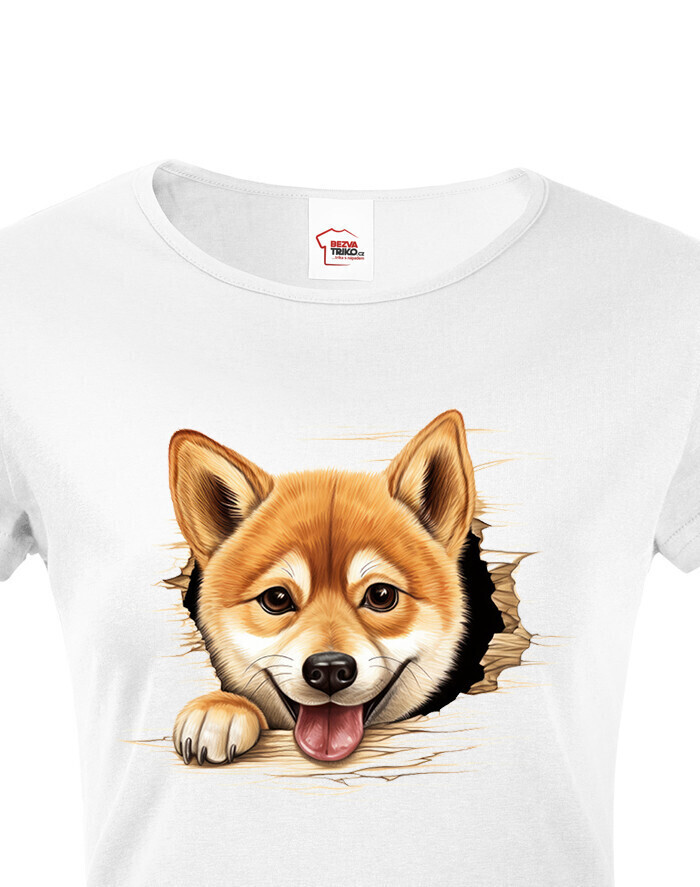 Dámské tričko Šiba inu