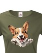 Dámské tričko Welsh Corgi Pembroke