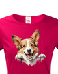 Dámské tričko Welsh Corgi Pembroke