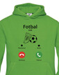 Detská mikina Futbal volá