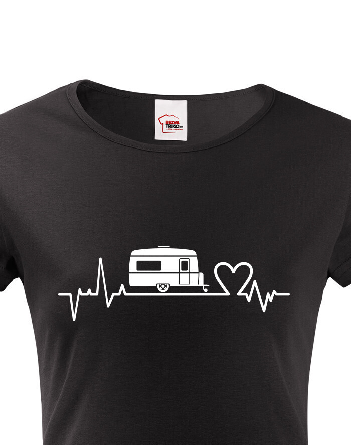 Dámské tričko Ekg karavan