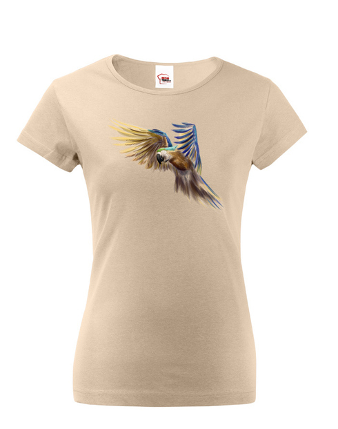 Dámské tričko Papagáj